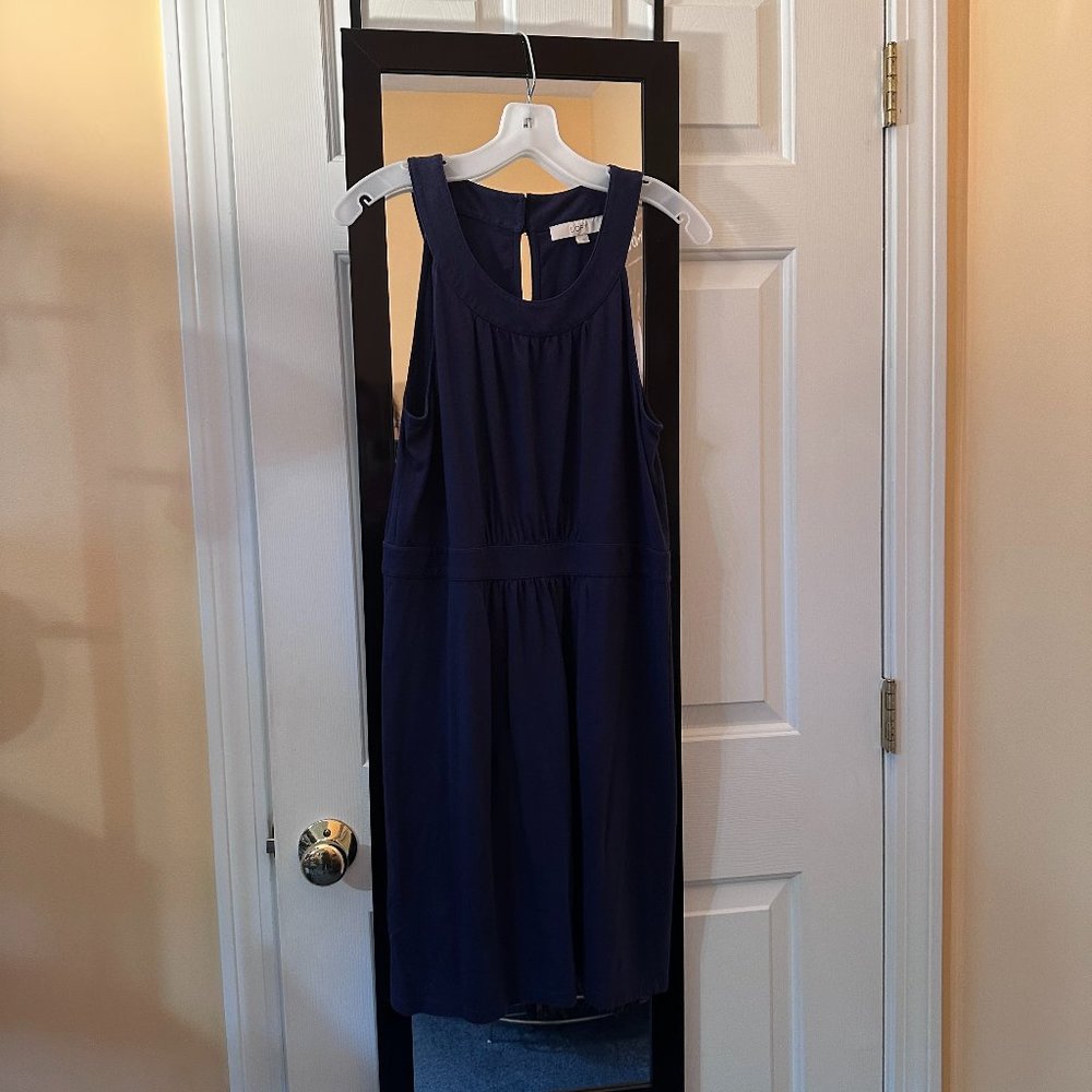 Loft Navy Sundress  Size L